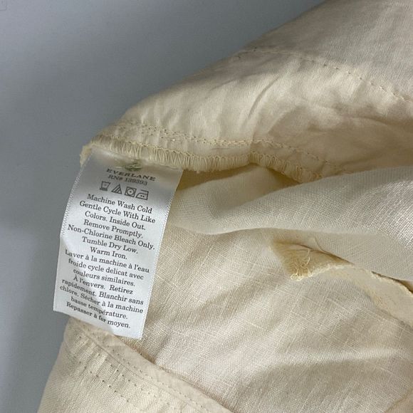 EVERLANE The Linen Way-High Drape Pant - Picture 7 of 13